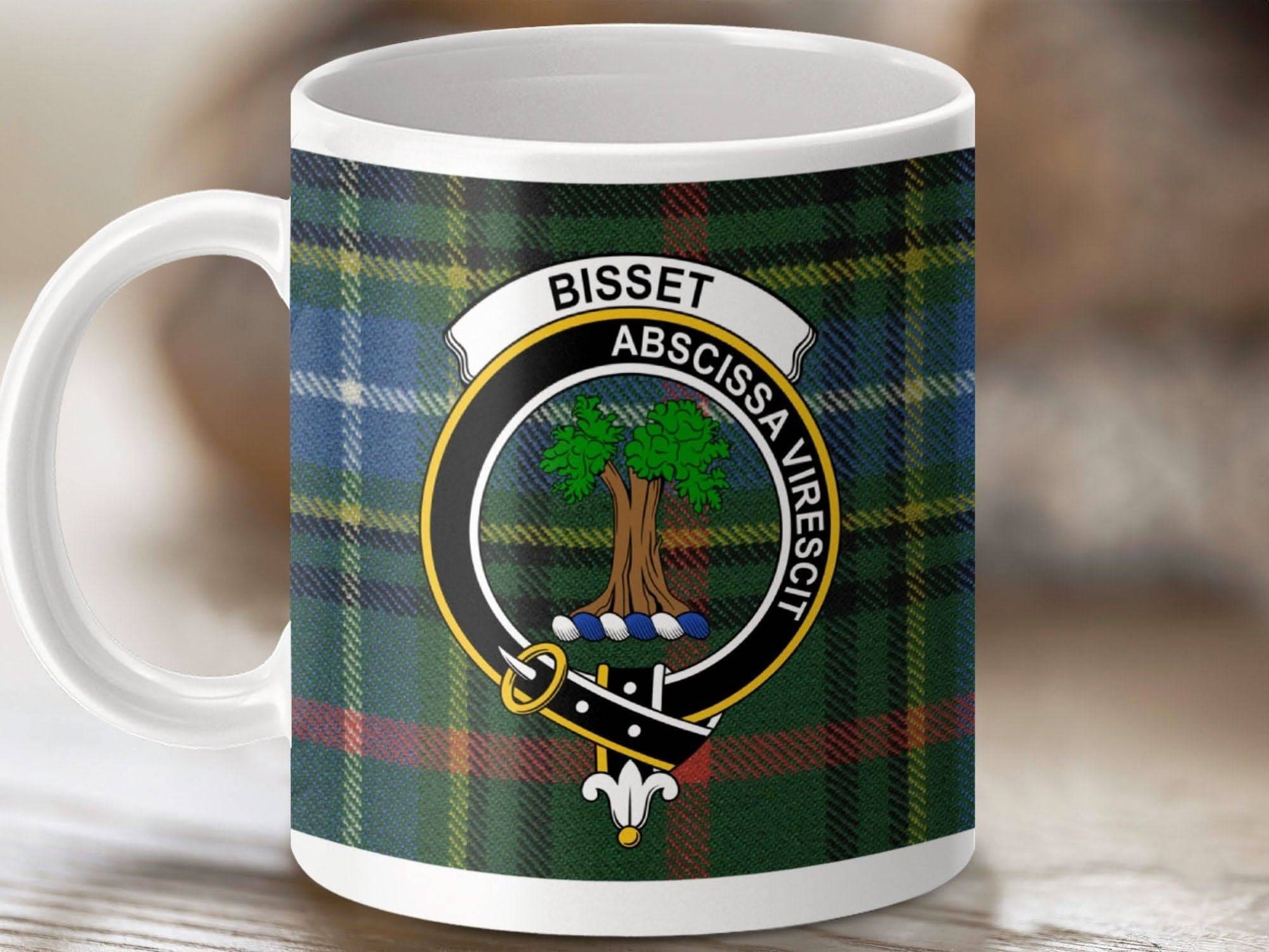 Bisset Abscissa Virescit Clan Crest Mug product