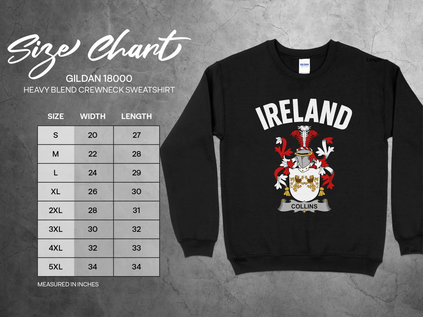 Ireland Collins Heavy Blend Crewneck Sweatshirt product