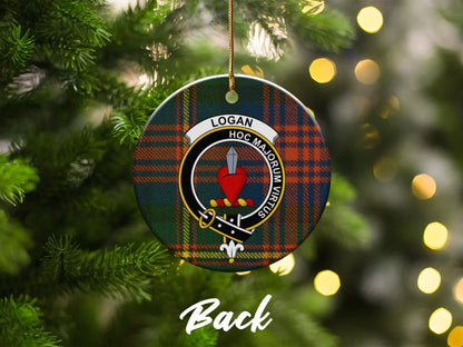 Custom Scottish Tartan Christmas Ornament product