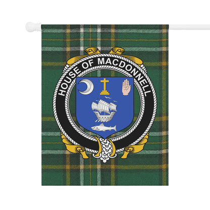 House of MacDonnell Green Plaid Flag