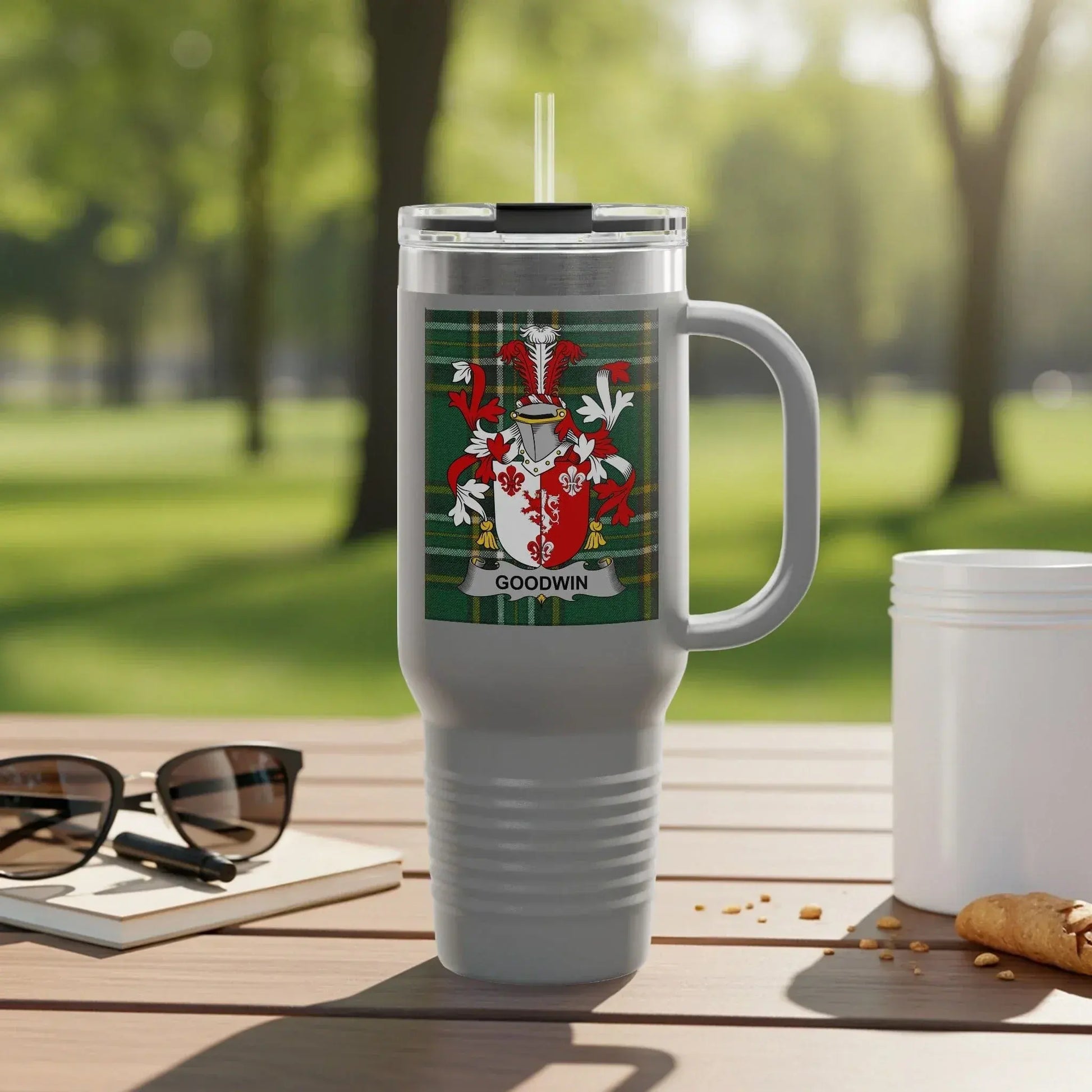 Family Crest Personalized Insulated Tumbler product