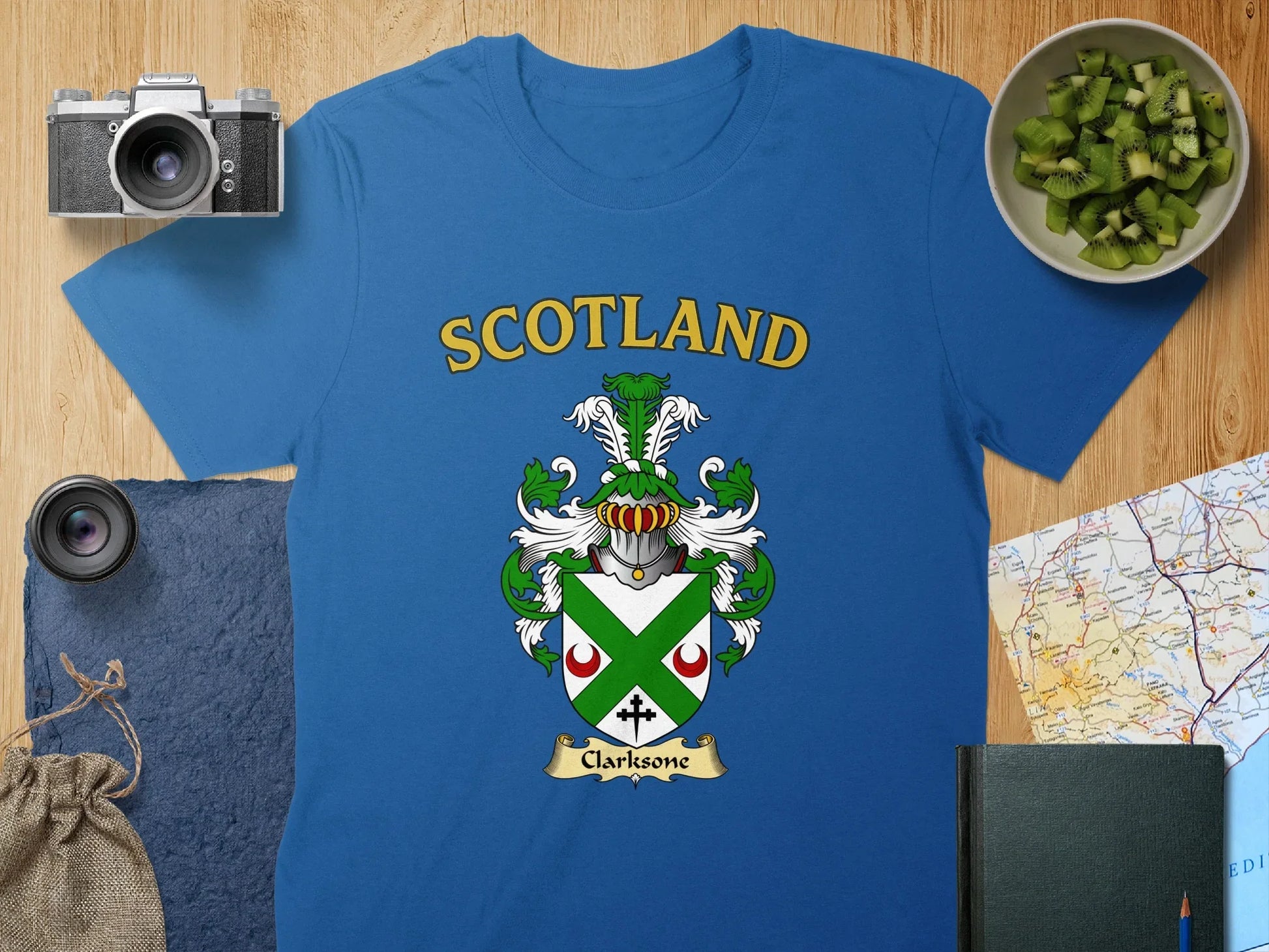 Scotland Clarkson Crest Graphic Design T-shirt product