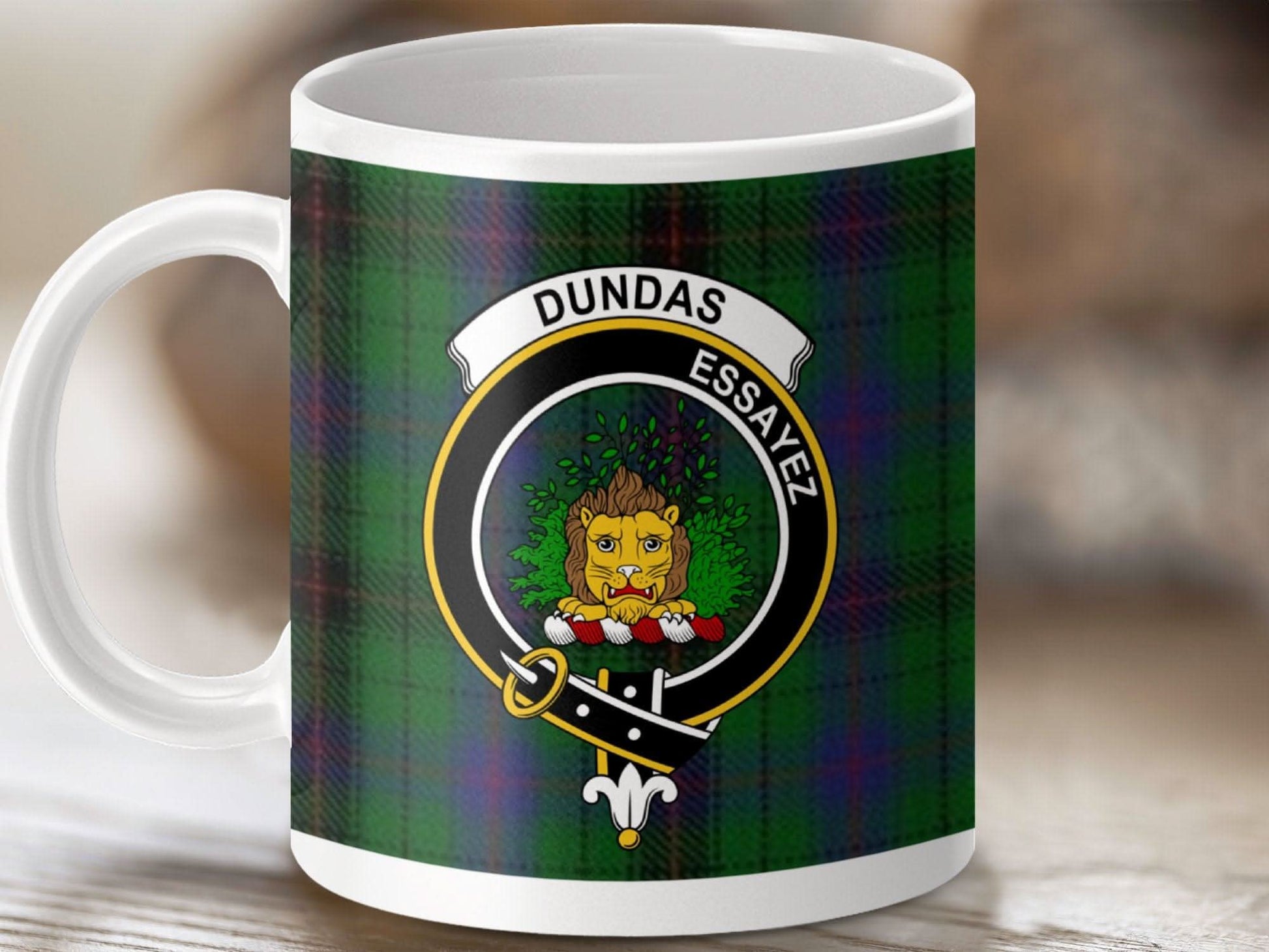 Dundas Essayez Family Crest Design Coffee Mug product