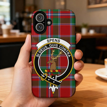 SPENS Si Deus Quis Contra Plaid Phone Case