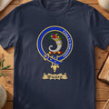 Walker Scottish clan crest T-shirt in Navy