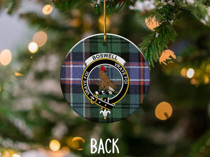 Boswell Wraye Foy Tartan Ornament Back product