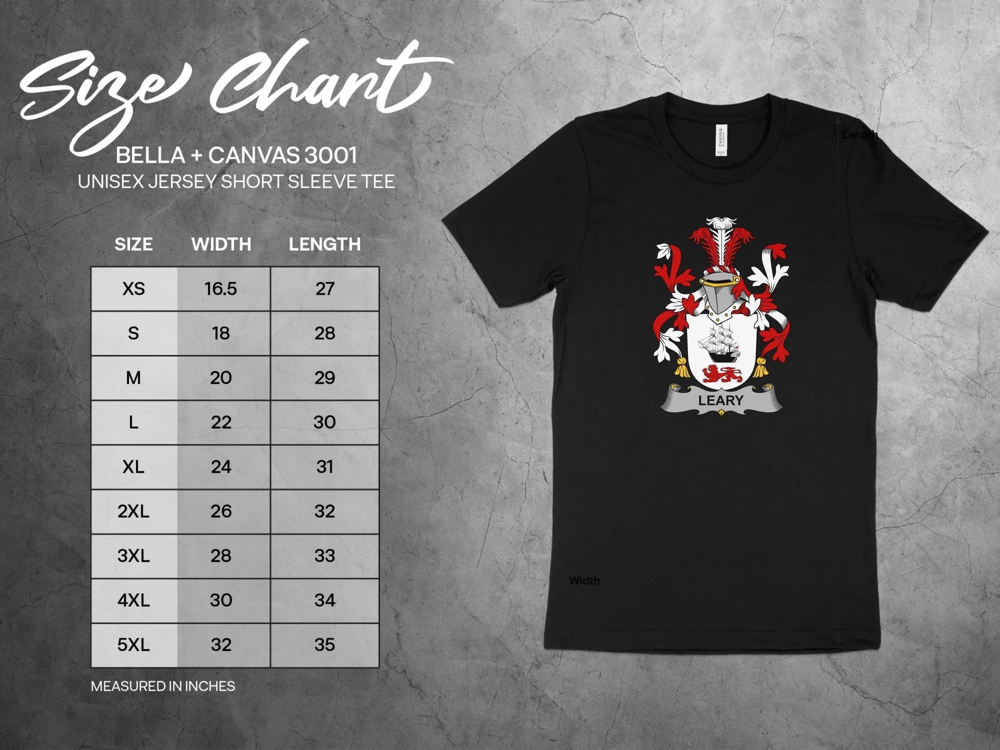 Custom Family Crest Unisex Short Sleeve Tee product