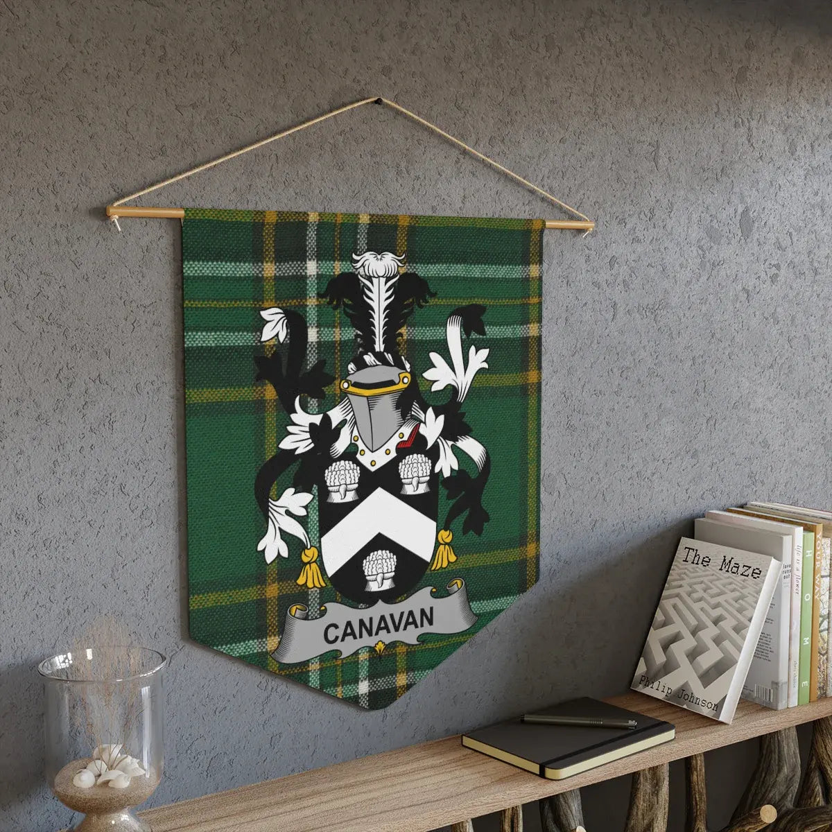 Canavan Green Tartan Wall Hanging Decor product