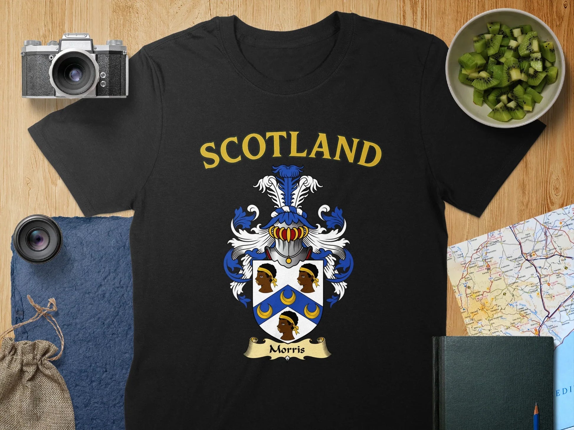 Scotland Morris Family Crest Emblem T-shirt product