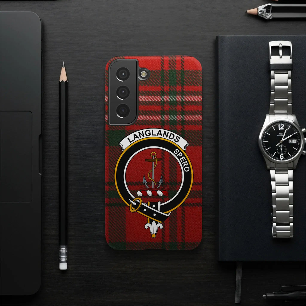 Langlands Spero Tartan Pattern Phone Case