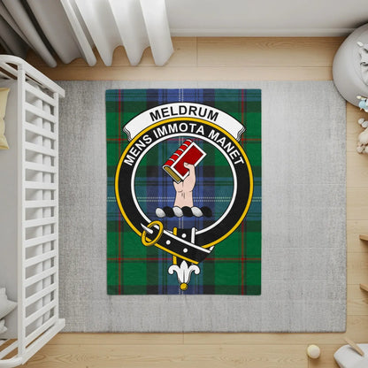Meldrum Mens Immota Manet Emblem Crib Rug product