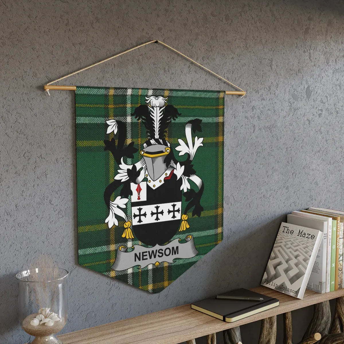 Custom Family Crest Banner for Home Decor product