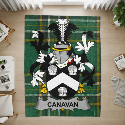 Coat of Arms Shield Design Canavan Family Crest Rug product type