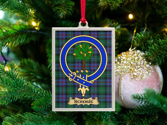 Personalized Tartan Plaid Family Crest Ornament product type