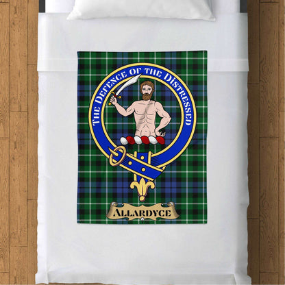 Blankets (Arctic Fleece Blanket (30" x 40")) - / 30" x 40" Allardyce Crest The Defence Of The Distressed Blanket