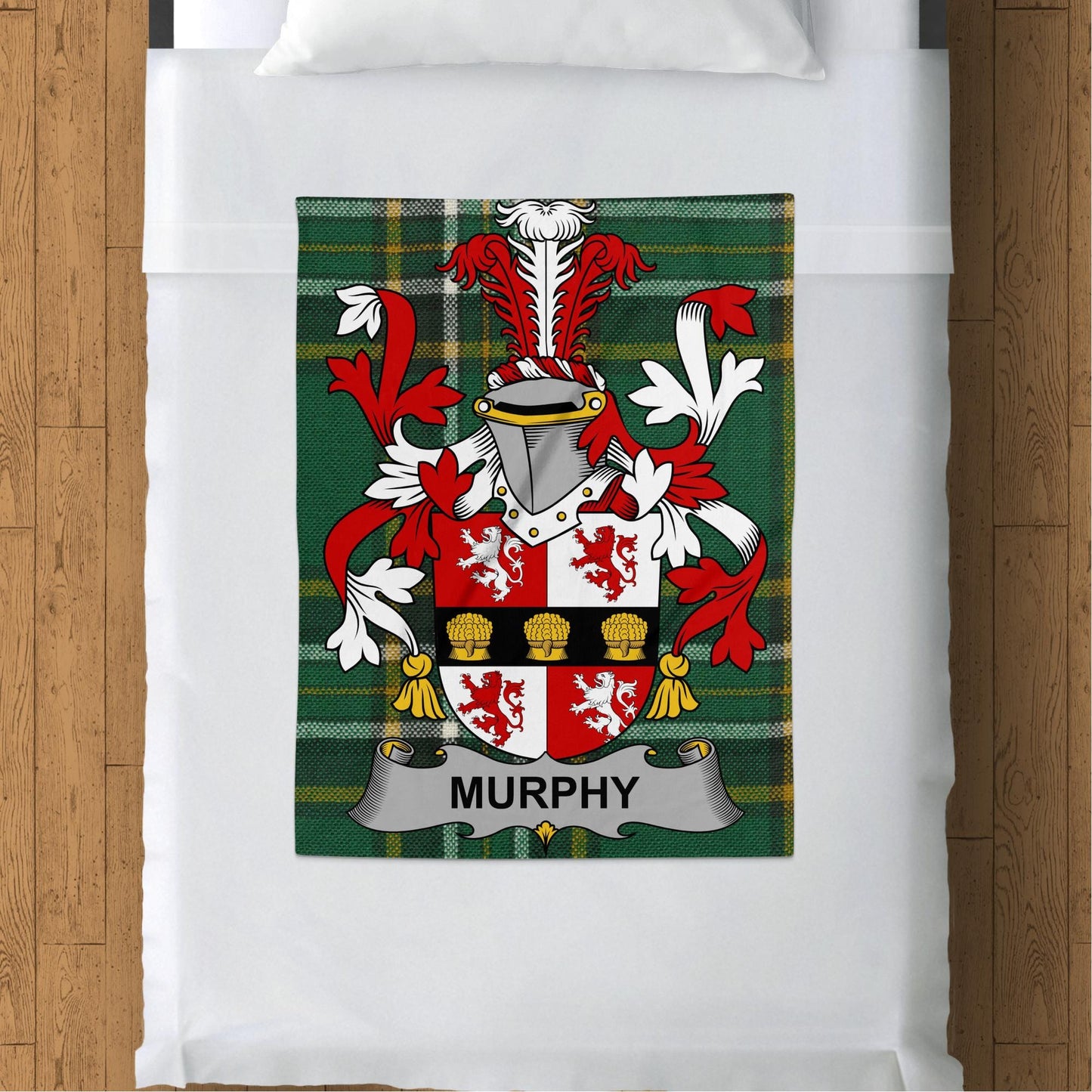 Blankets (Arctic Fleece Blanket (30" x 40")) - / 30" x 40" Murphy Surname Irish Tartan Throw Blanket