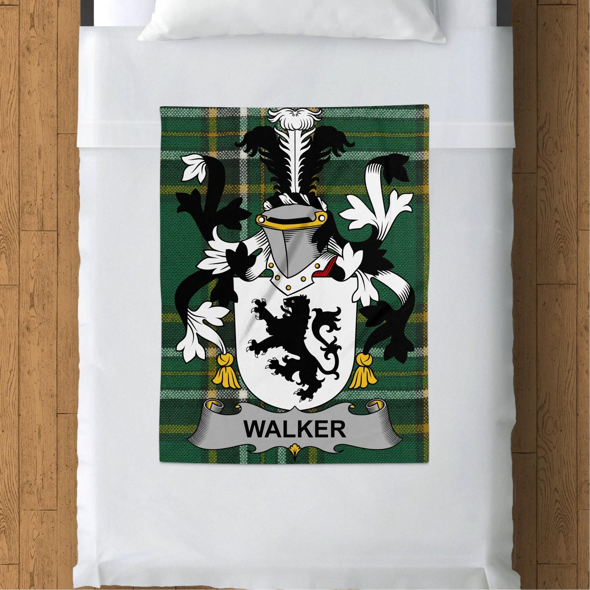 Blankets (Arctic Fleece Blanket (30" x 40")) - / 30" x 40" Walker Surname Irish Tartan Throw Blanket