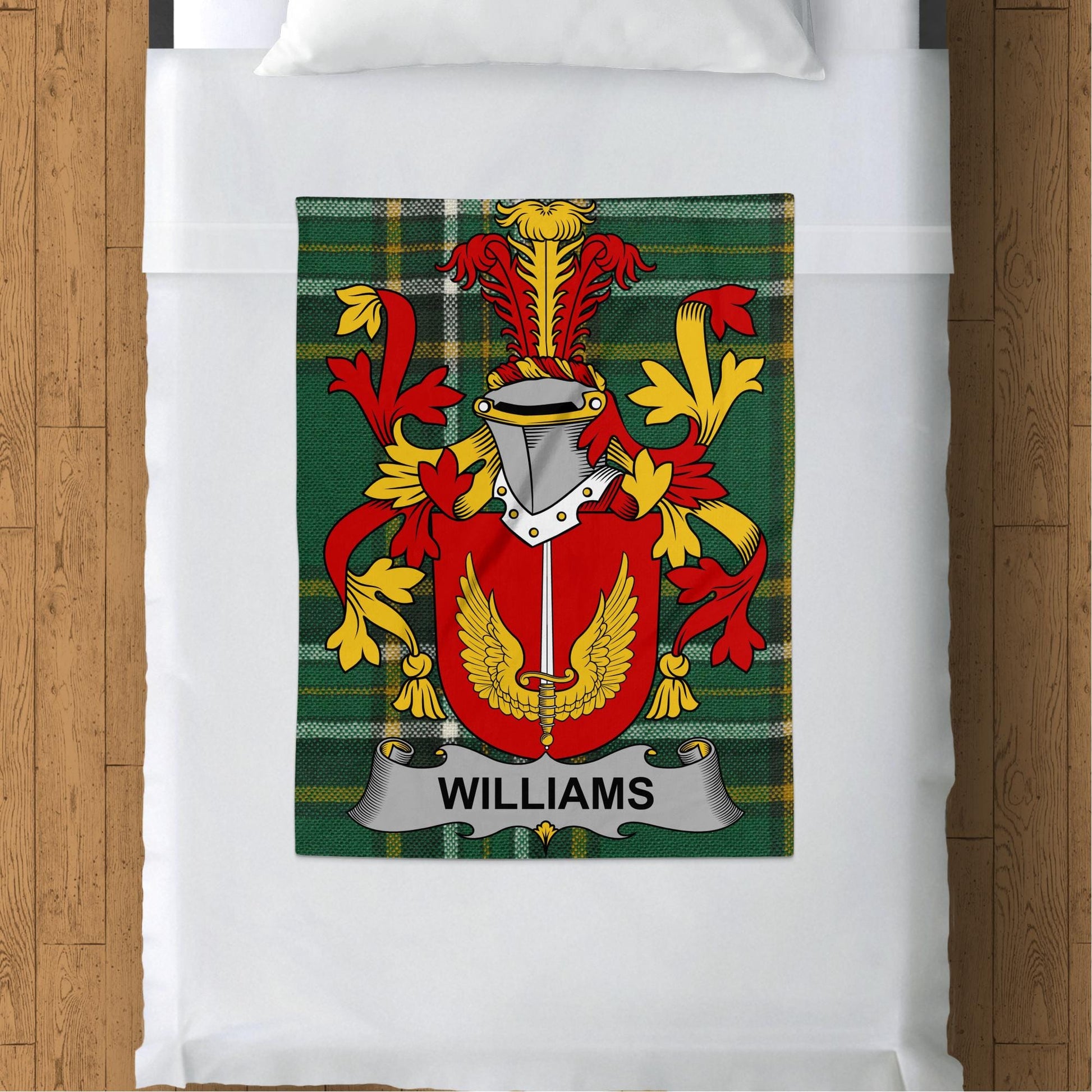 Blankets (Arctic Fleece Blanket (30" x 40")) - / 30" x 40" Williams Surname Irish Tartan Throw Blanket