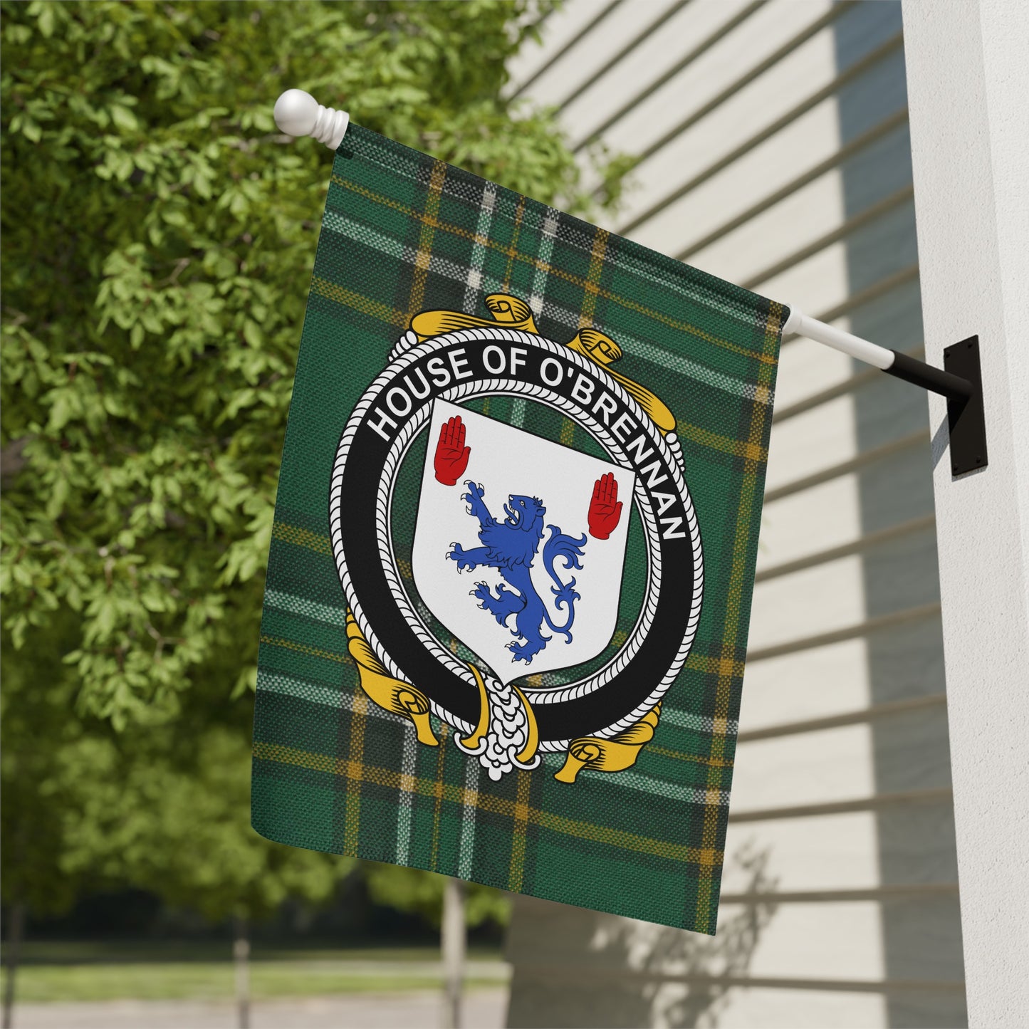 House of O'Brennan Tartan Crest Flag product