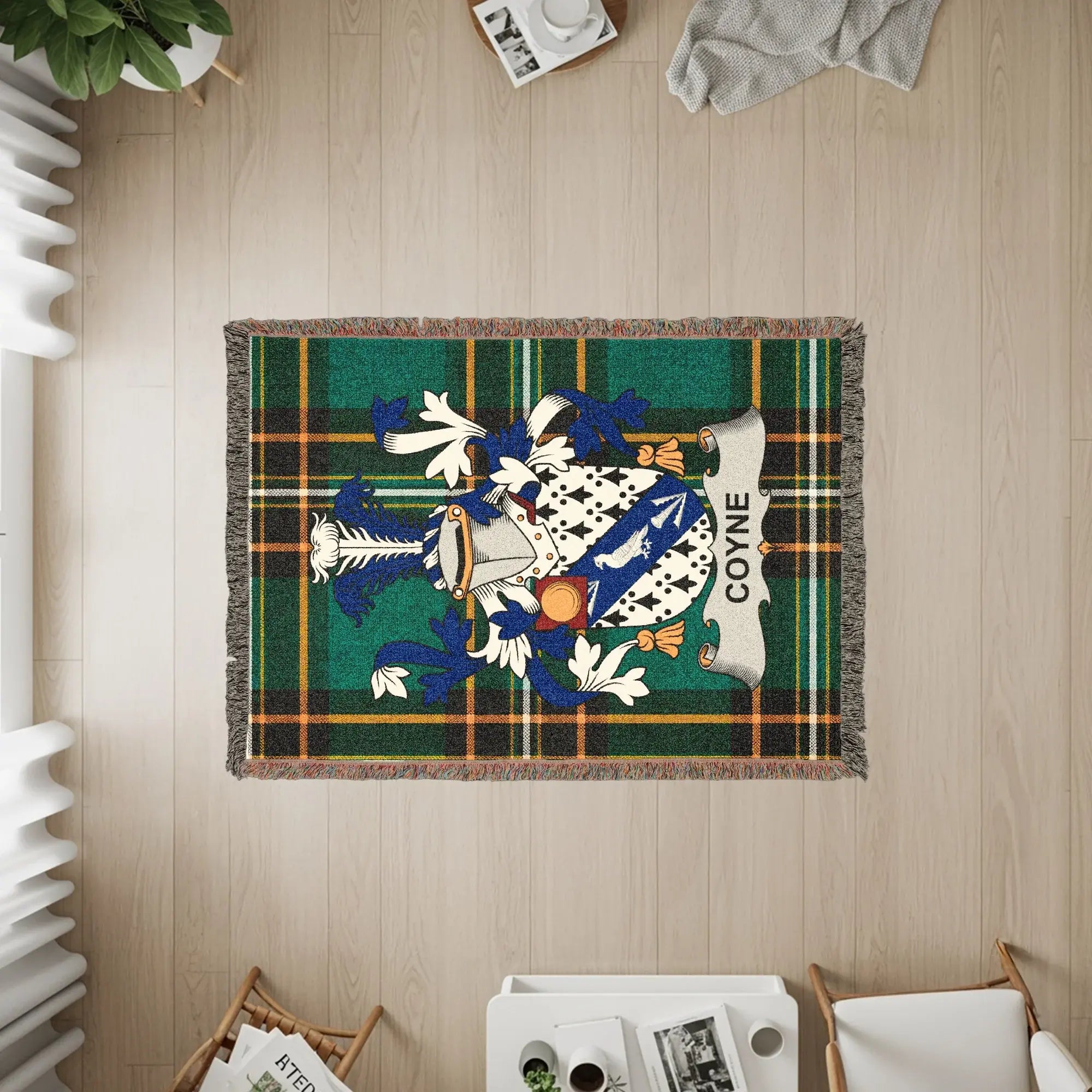 Coyne Crest Green Tartan Plaid Pattern product type
