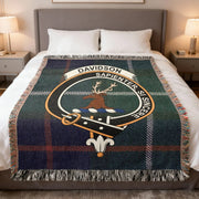Davidson Clan Scottish Tartan Woven Blanket – 100% Cotton