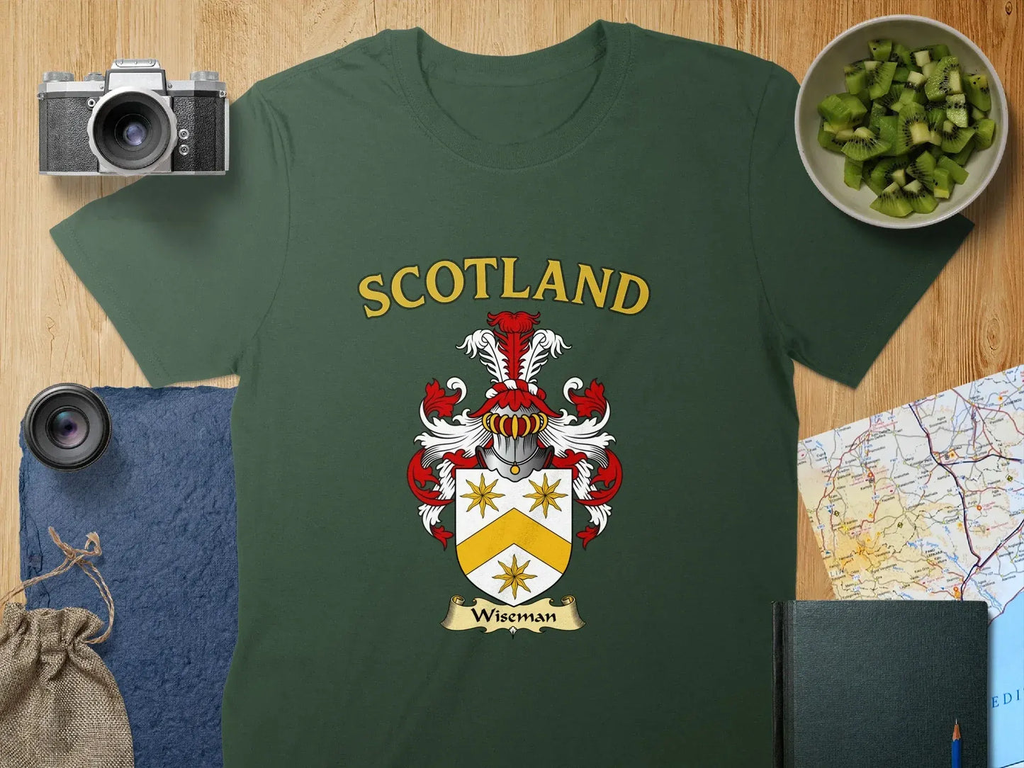 Scotland Wiseman Family Crest T-Shirt product type