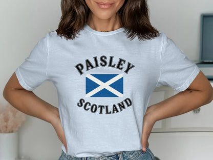 Paisley Scotland Flag Themed Graphic T-shirt product type