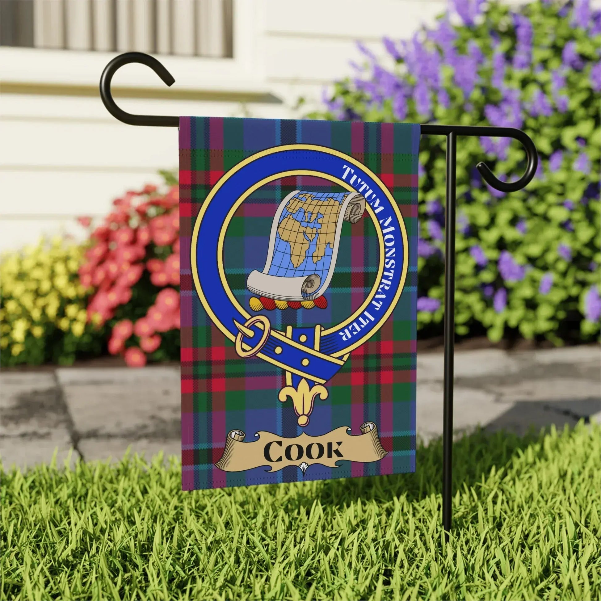 Clan Crest Tartan Design Outdoor Garden Flag product