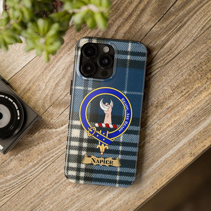 Napier Clan Scottish Tartan Cell Phone Case - Celtic Ancestry Gifts