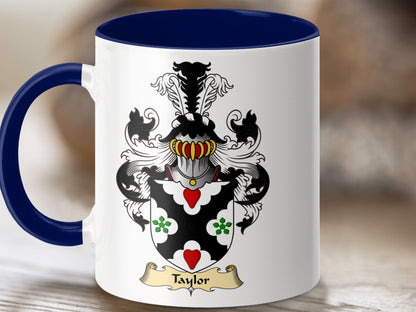 Clan Taylor Scottish Coat of Arms Mug - Living Stone Gifts