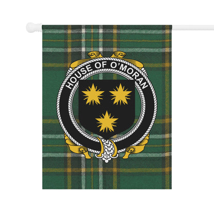 House of O'Moran Crest Tartan Plaid Banner Product