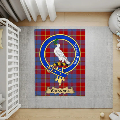 Noble Pigeon Symbol on Checkered Red Plaid Textile product