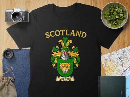 Scotland Libberton Crest Black T-shirt product