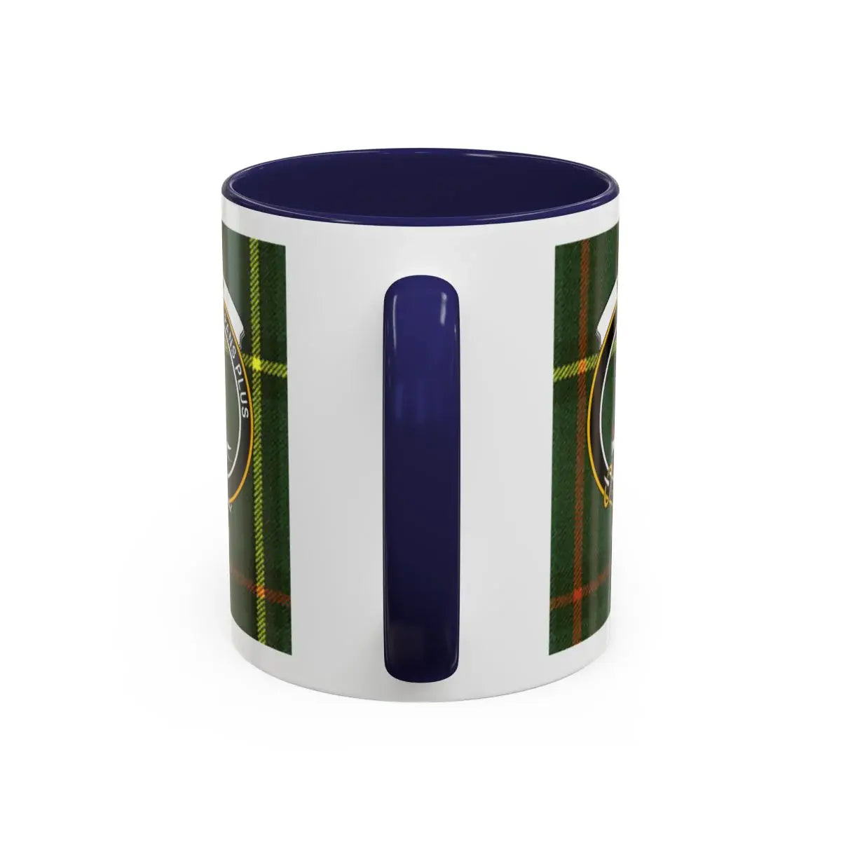 Green and Black Plaid Tartan Pattern Mug