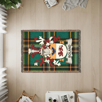 Boland Family Crest Green Tartan product type