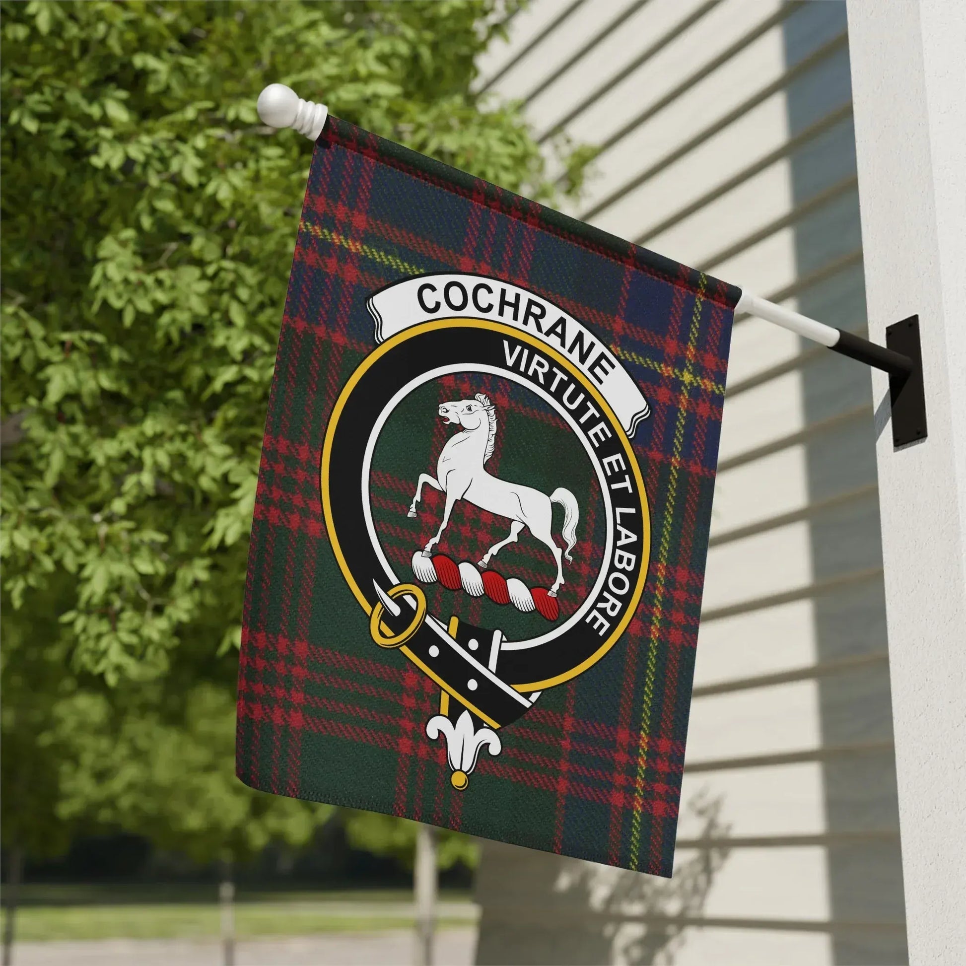 Cochrane Virtute et Labore Decorative Flag product