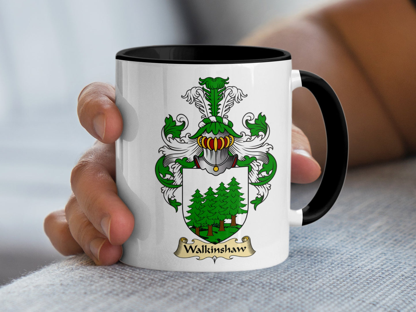 Walkinshaw Clan Coat of Arms Mug for Heritage Lovers - Living Stone Gifts