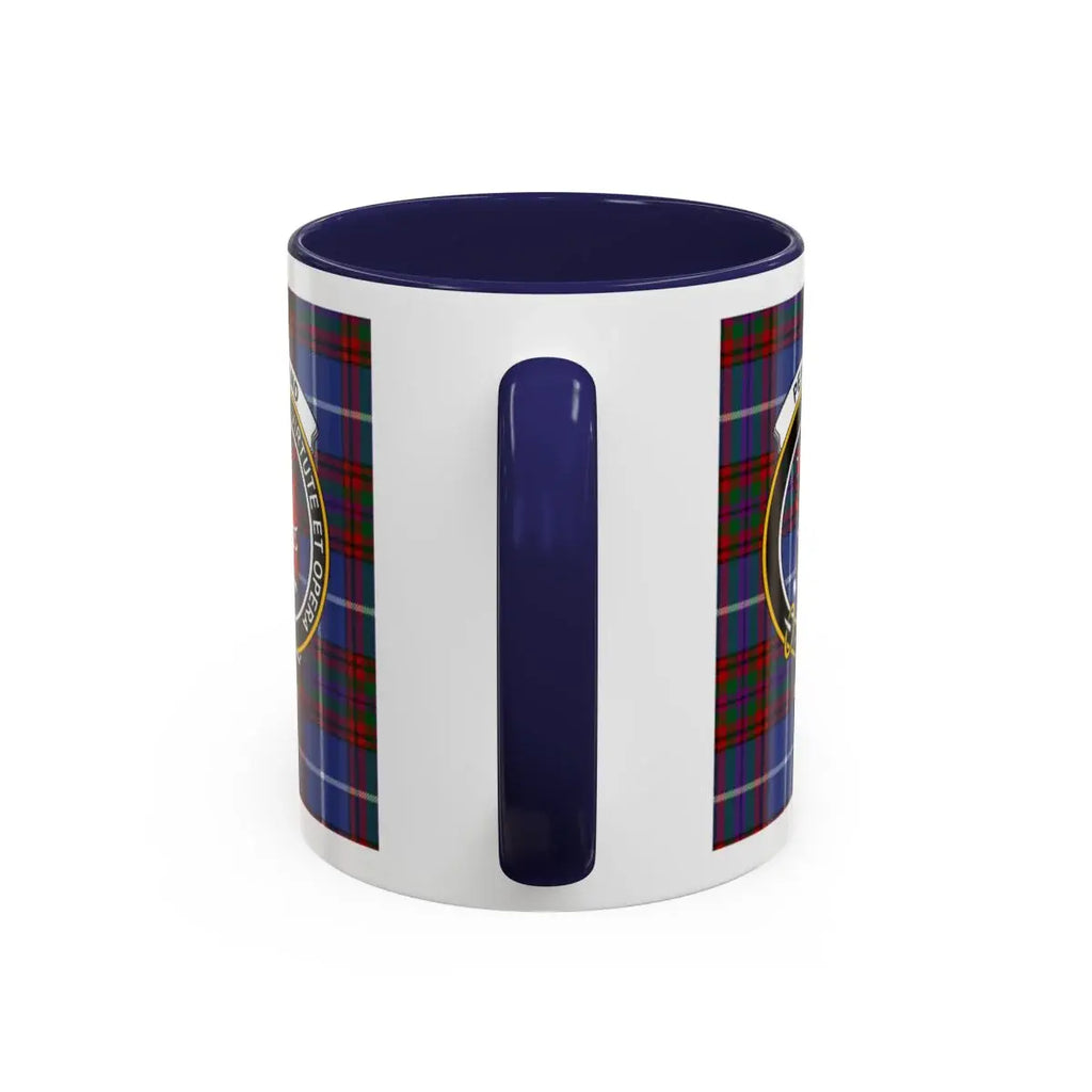 Clan Crest Mug with Blue Inner for Everyday Use