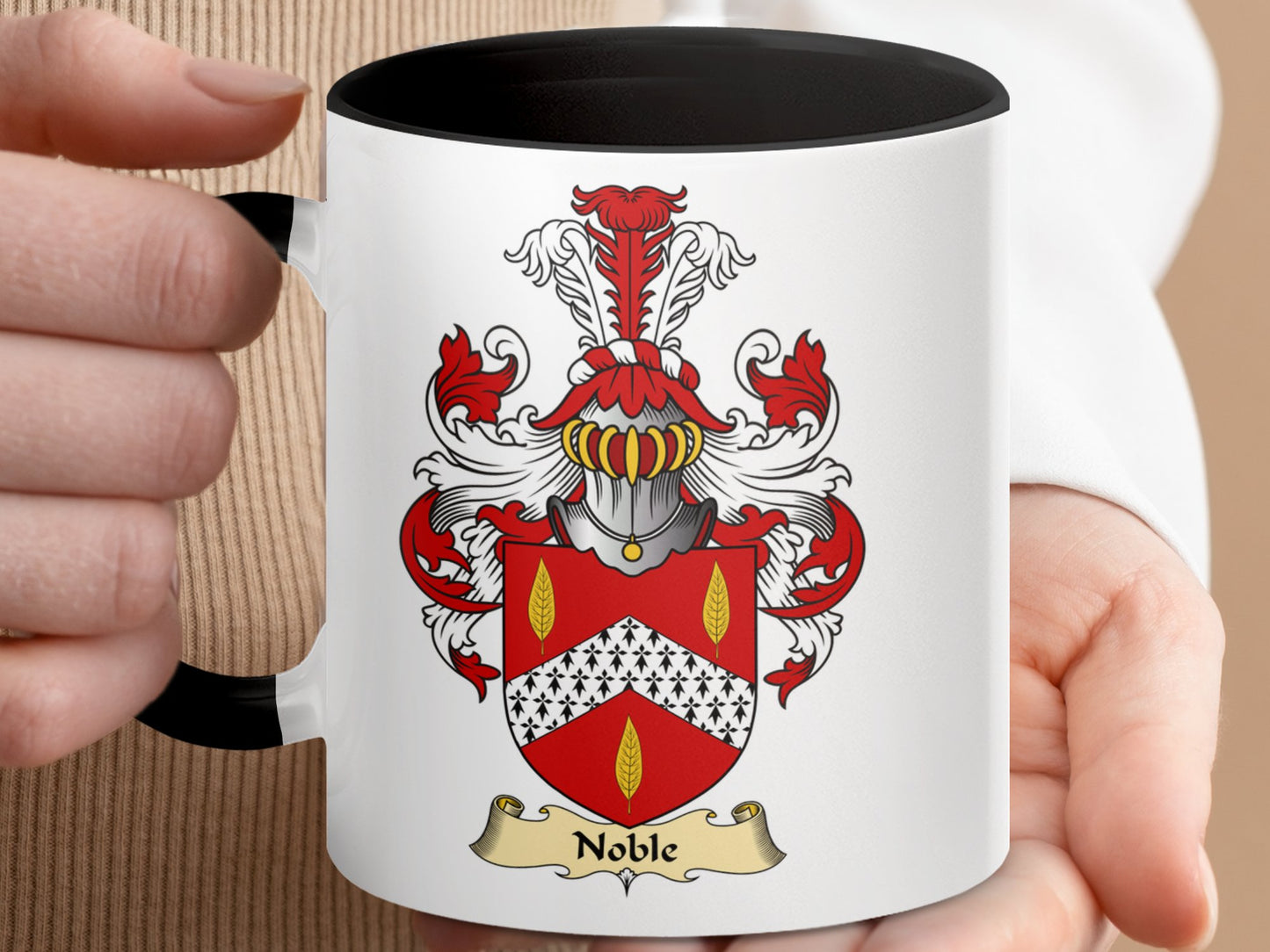 Scottish Clan Noble Coat of Arms Ceramic Mug - Living Stone Gifts