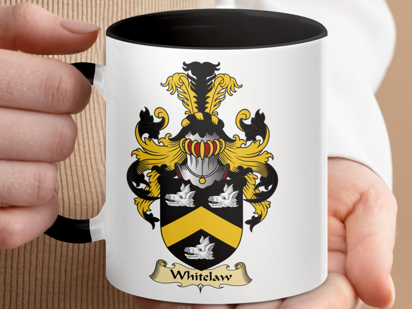 Clan Whitclaw Scottish Coat of Arms Mug - Living Stone Gifts