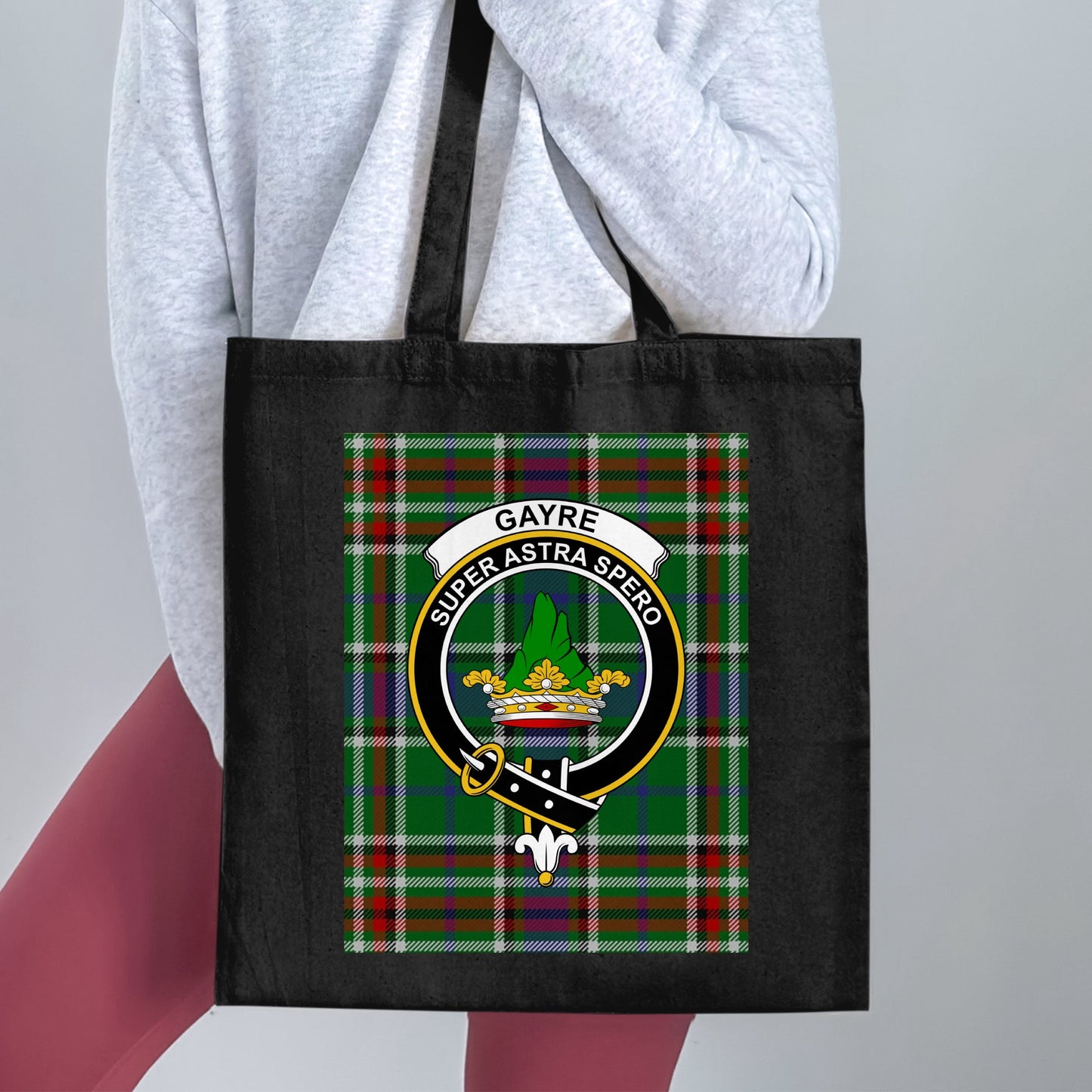 Gayre clan scottish tartan tote bag - Living Stone Gifts