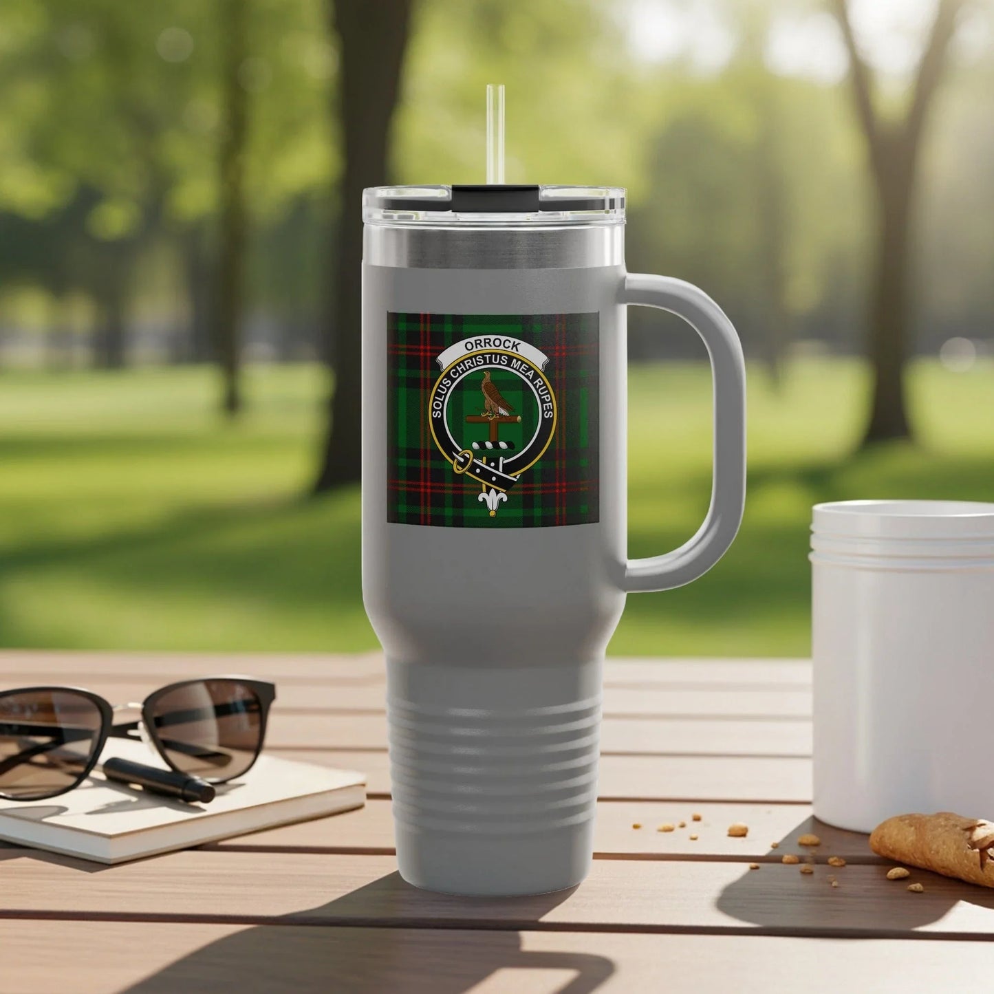 Clan Crest Insulated Tumbler With Handle product