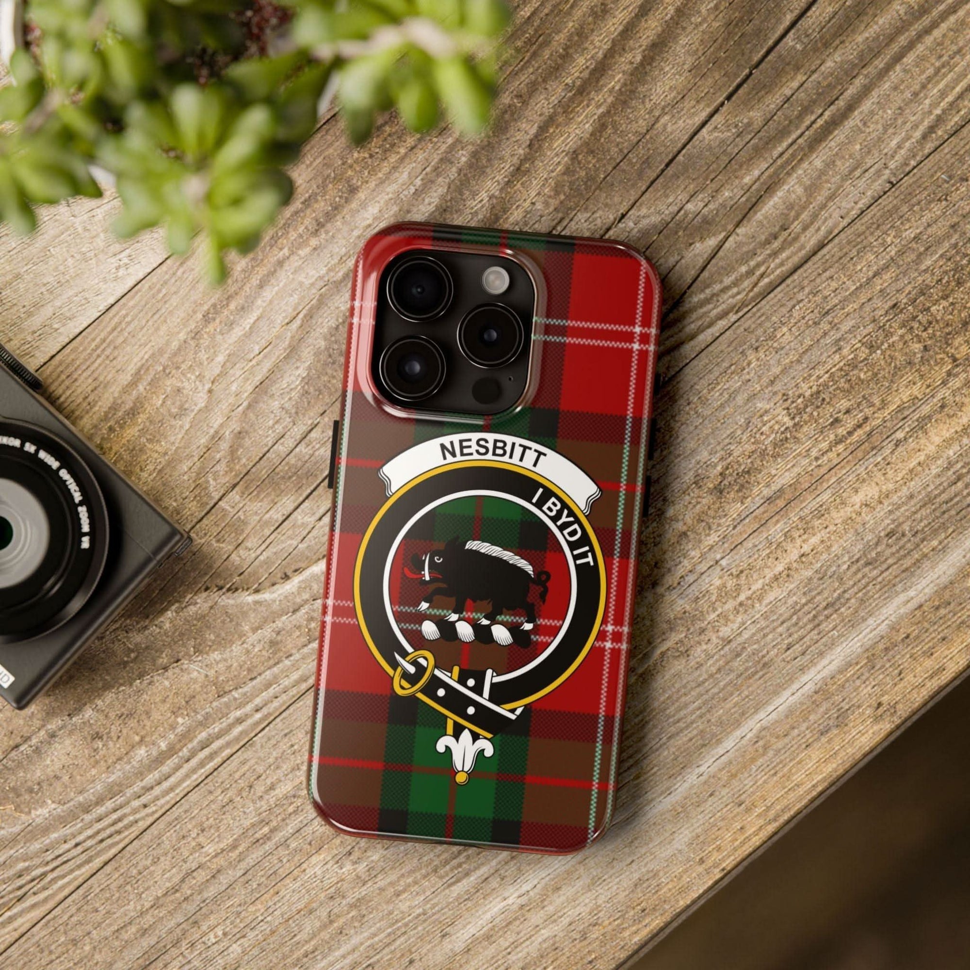 Nesbitt Clan Scottish Tartan Plaid Cell Phone Case - Celtic Ancestry Gifts