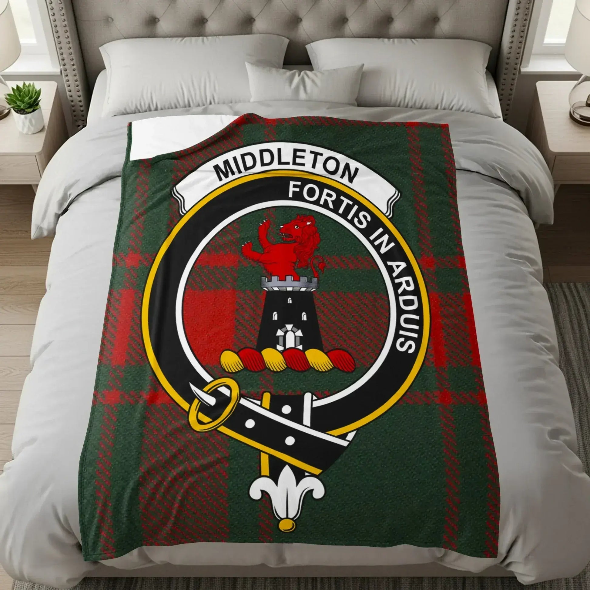 Middleton Fortis In Arduis Tartan Blanket product type