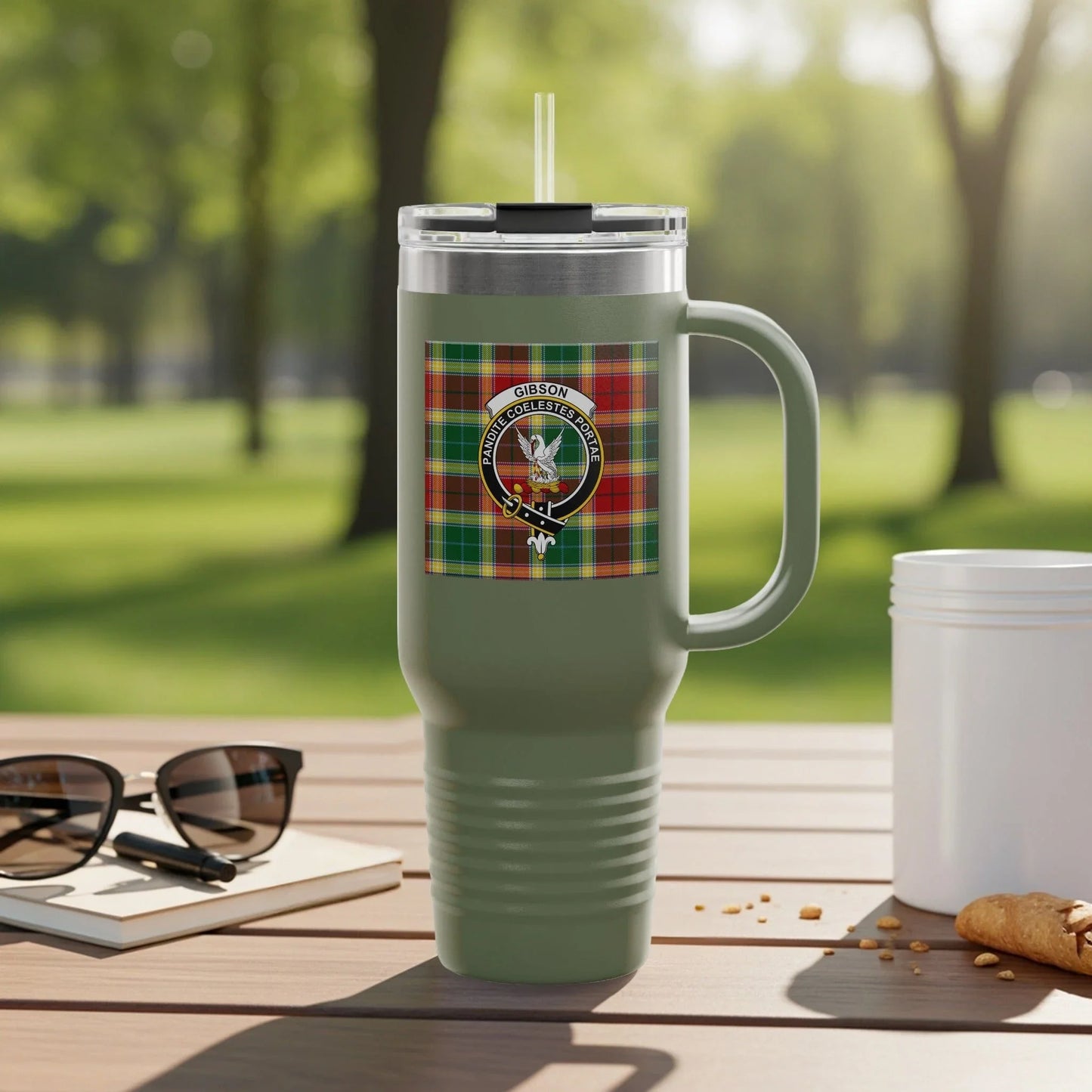 Gibson Tartan Clan Crest Insulated Tumbler product