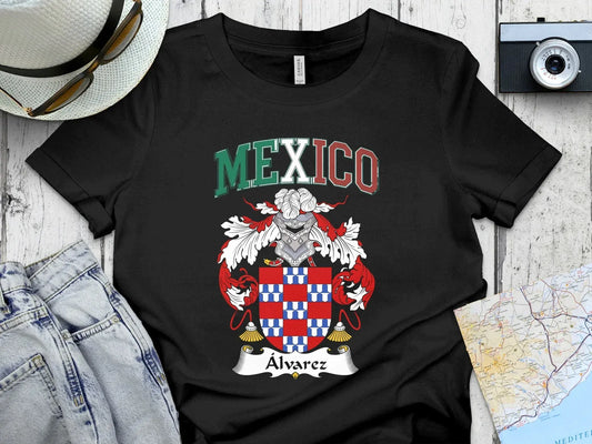 Mexico Alvarez Crest Graphic Design Shirt product type