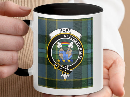 Unique Scottish Clan Tartan Crest Design Mug - Living Stone Gifts