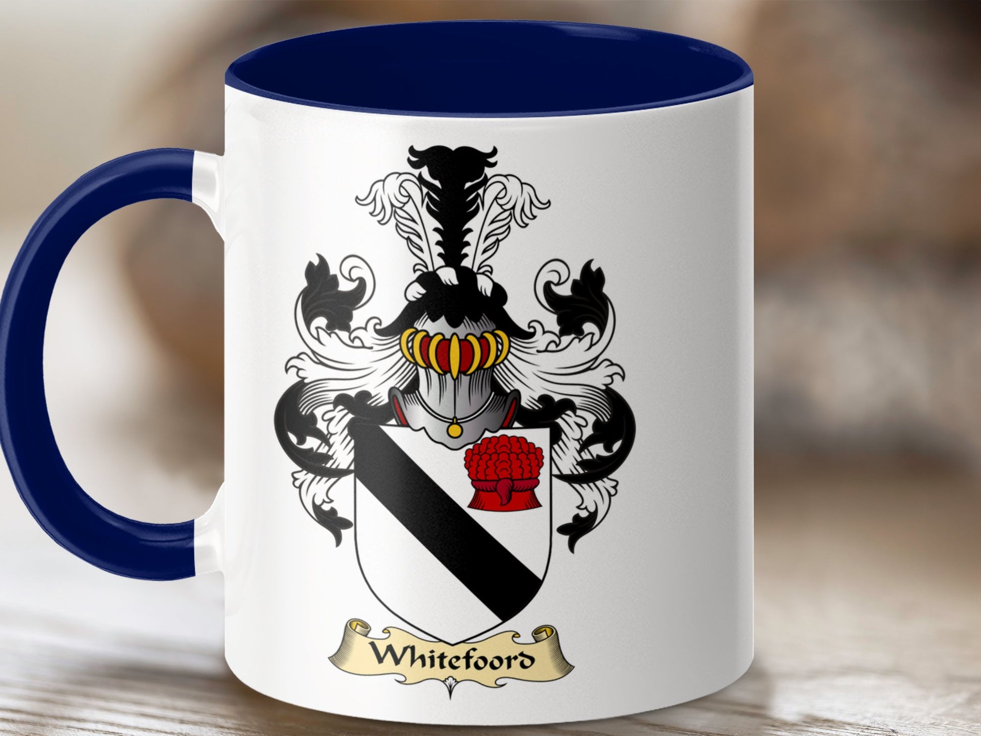 Whitford Scottish Coat of Arms Mug - Living Stone Gifts