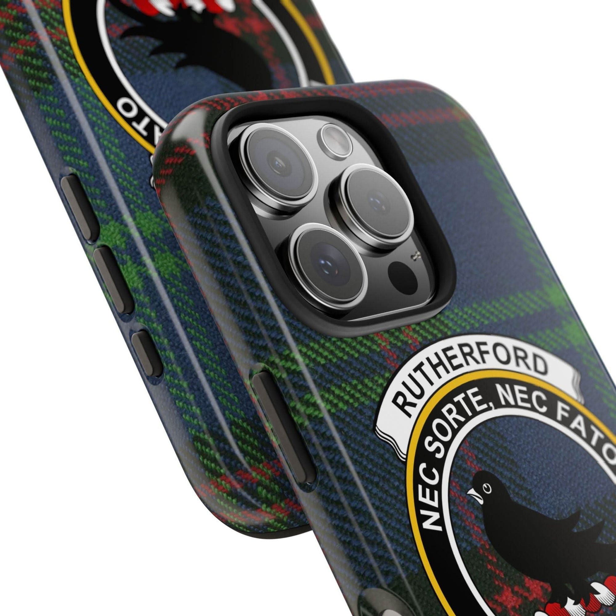 Rutherford Clan Scottish Tartan Cell Phone Case - Celtic Ancestry Gifts
