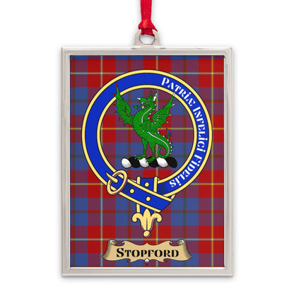 Scottish Clan Crest Stopford Tartan Design product